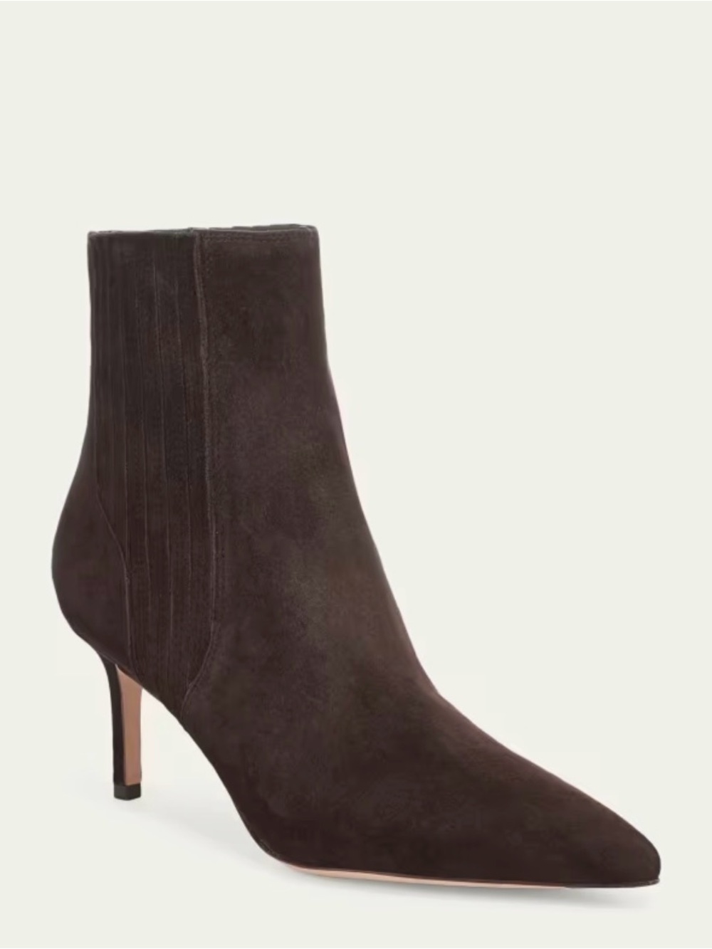 Veronica Beard 70mm Lisa Brown Suede stiletto ankle booties size 8.5